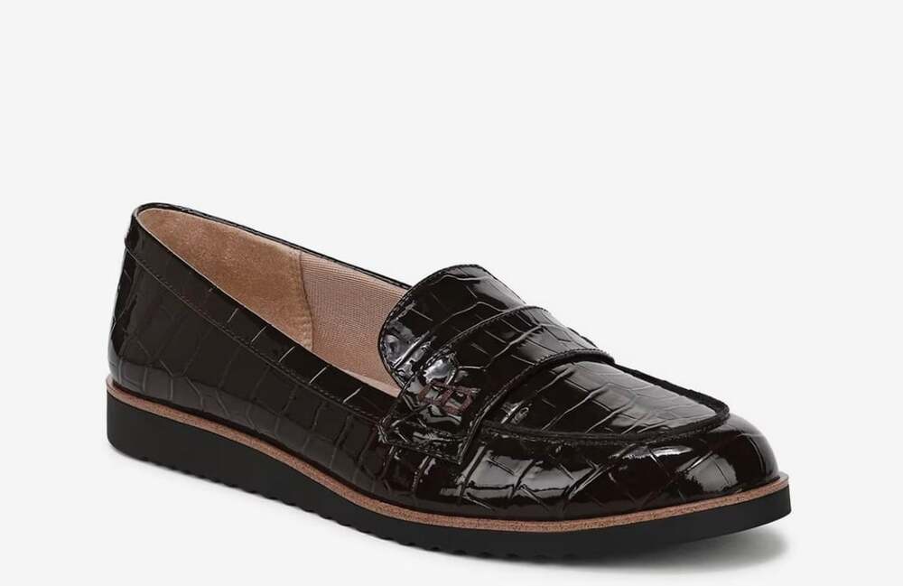 LifeStride Women's Zee Loafer chocolate croc print Brown new? Size US 6